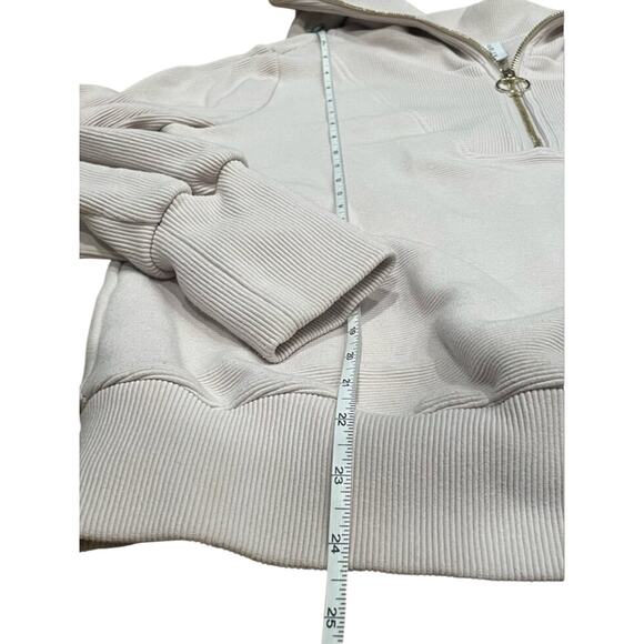 Varley Vine Half Zip Sweatshirt in Light Blush/Pinkish Shade- Small- GUC - Picture 4 of 13